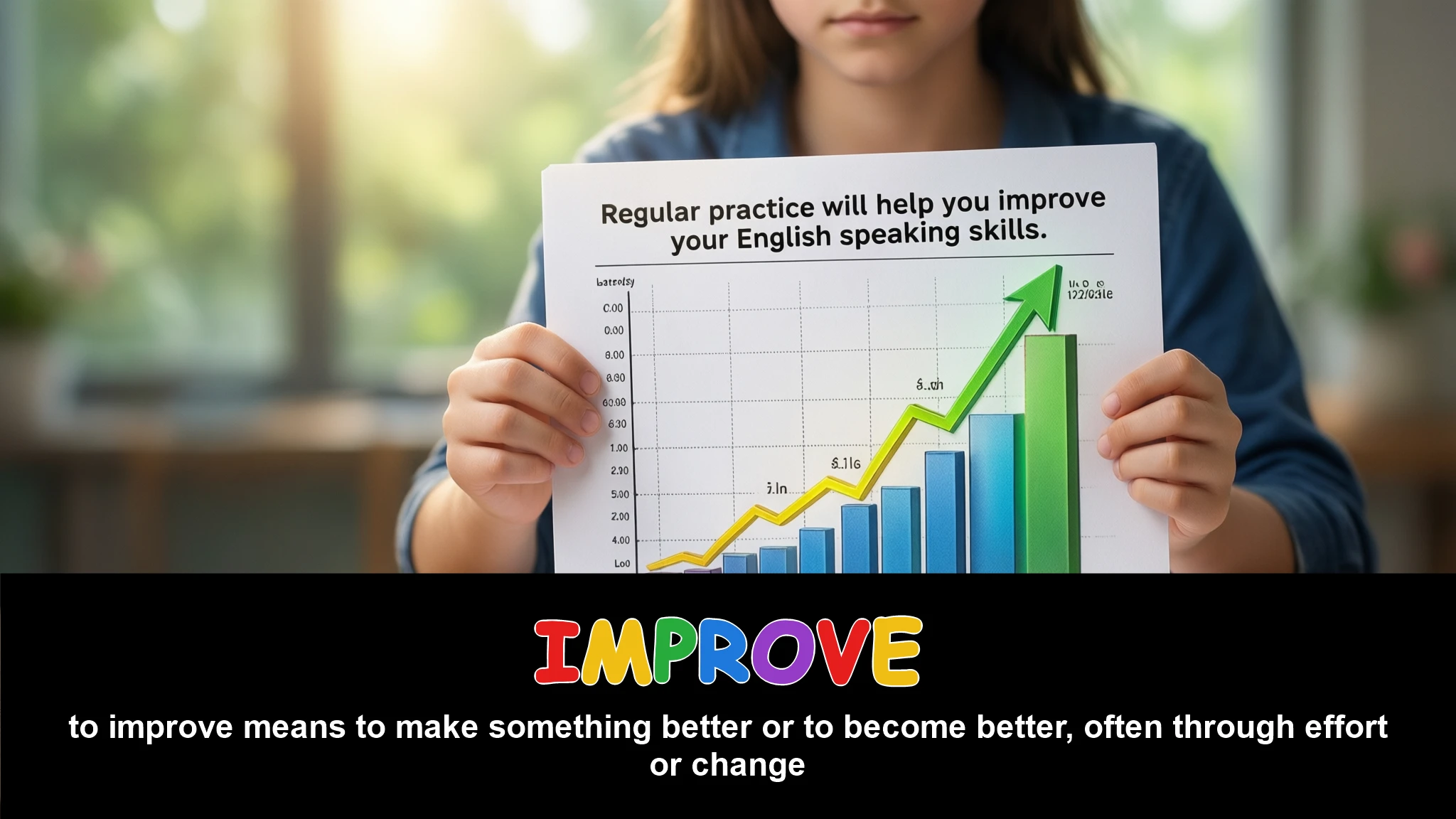 English Illustration for improve